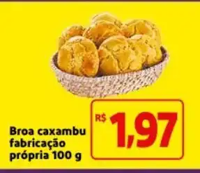 Broa caxambu fabricacao propra 100g