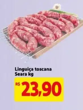 Mercado Extra Linguica toscana Seara 1kg oferta