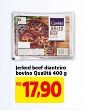 Mercado Extra Jerked Beef dianteiro bovino Qualita 400g oferta