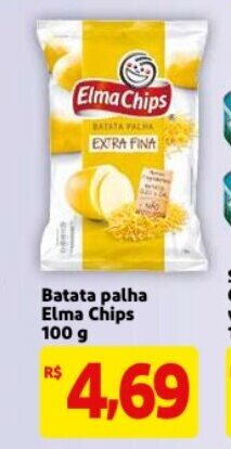 Mercado Extra Batata palha Elma Chips 100g oferta