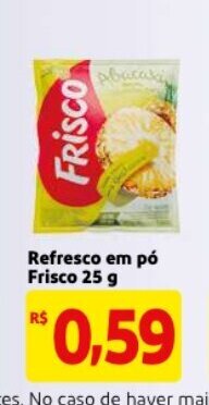 Mercado Extra Refresco em po Frisco 25g oferta