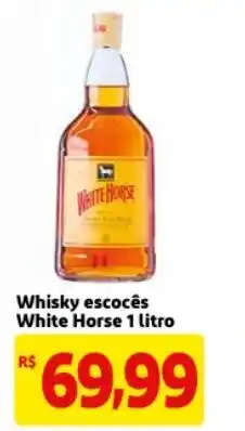 Mercado Extra Whisky escoces Whte Horse 1L oferta