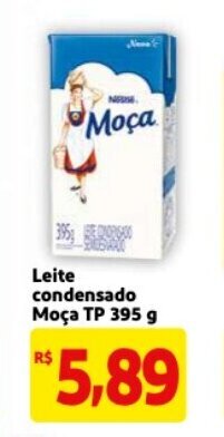 Mercado Extra Leite Condensado Moca TP 395g oferta