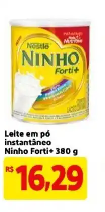Mercado Extra Leite em po instantaneo Ninho Forti+ 380g oferta