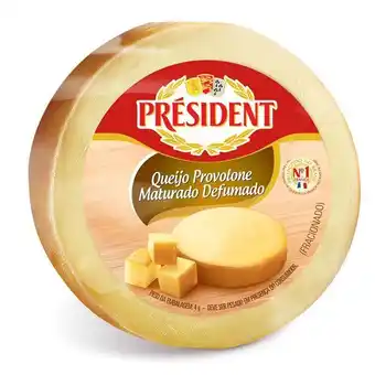 Mambo Queijo provolone defumado fracionado président kg oferta