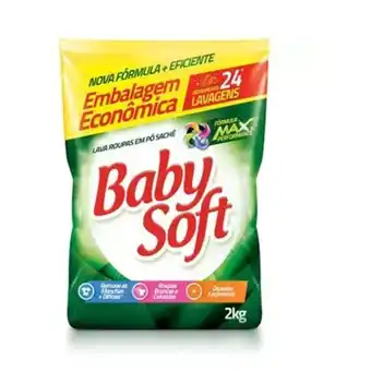 Ourinhos Hipermercado Lava roupas em pó baby soft 2kg oferta