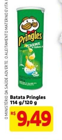 Mercado Extra Batata Pringles 114g/120g oferta