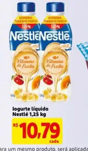 Mercado Extra Iogurte liquido Nestle 1,25kg oferta