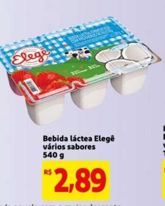 Bebida lactea Elege varios sabores 540g