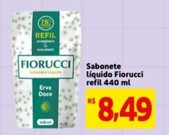 Mercado Extra Sabonete Liquido Fiorucci refil 440ml oferta