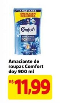 Mercado Extra Amaciante de roupas Comfort doy 900ml oferta