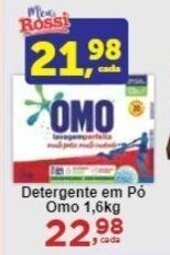 Rossi Supermercado Detergente em Pó Omo 1,6kg oferta