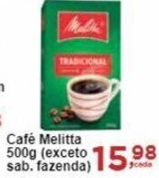 Rossi Supermercado Café Melitta 500g (exceto sab. fazenda) oferta