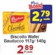 Rossi Supermercado Biscoito Wafer Bauducco 117g/ 140g oferta