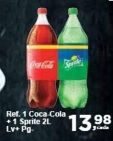 Rossi Supermercado Ref. 1 Coca-Cola +1 Sprite 2L Lv+ Pg- oferta