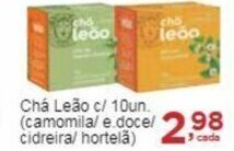 Rossi Supermercado Chá Leão c/ 10un. oferta