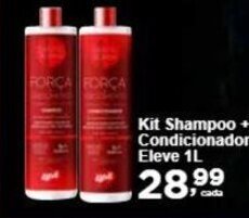 Rossi Supermercado Kit Shampoo+ Condicionador Eleve 1L oferta