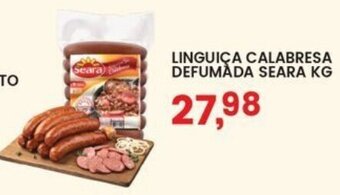 Federzoni Supermercados LINGUIÇA CALABRESA DEFUMADA SEARA KG oferta