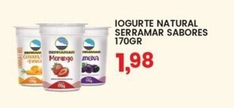 Federzoni Supermercados IOGURTE NATURAL SERRAMAR SABORES 170GR oferta