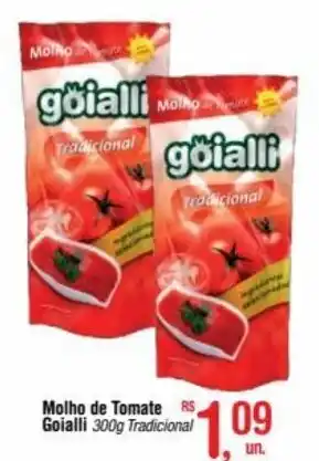 Fort Atacadista Molho de Tomate Goialli 300g Tradicional oferta