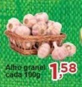 Rossi Supermercado Alho granel cada 100g oferta