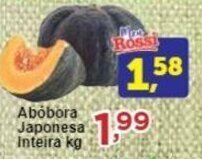 Rossi Supermercado Abóbora Japonesa Inteira kg oferta