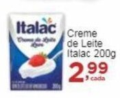 Rossi Supermercado Creme de Leite Italac 200g oferta