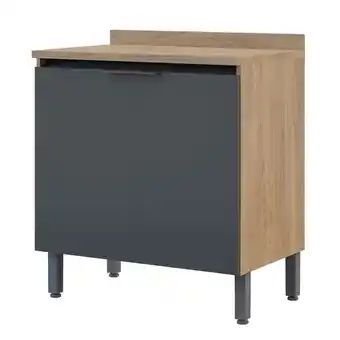 Benoit Balcão telasul com tampo 2 portas 80cm mdp oferta