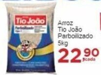 Rossi Supermercado Arroz Tio João Parboilizado 5kg oferta