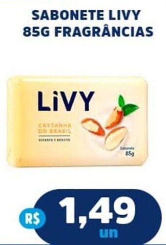 Super Vi Supermercados SABONETE LIVY 85G FRAGRÂNCIAS oferta