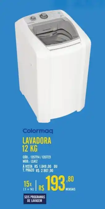 Zema Colormag LAVADORA 12 KG oferta