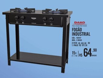 Zema DAKO FOGÃO INDUSTRIAL oferta