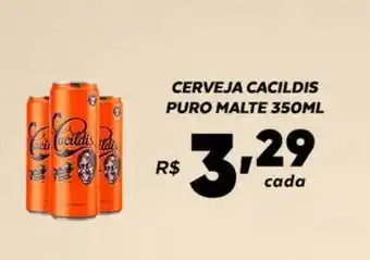 Bahamas Supermercados Cerveja Cacildis Puro Malte 350ml oferta