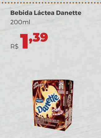 Villarreal Supermercados Bebida Láctea Danette 200ml oferta