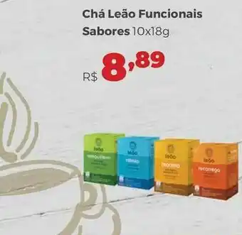 Villarreal Supermercados Chá Leão Funcionais Sabores 10x18g oferta
