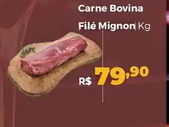 Villarreal Supermercados Carne Bovna Filé Mignon 1kg oferta