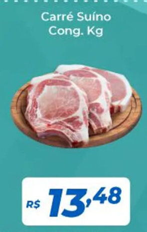 Atakarejo Carré Suíno Cong. Kg oferta