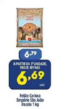 Feijao Carioca Emporio Sao Joao Pacote 1kg