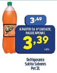 Arena Atacado Refrigerante Sukita sabores 2L oferta