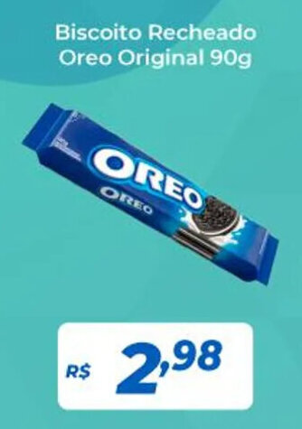 Atakarejo Biscoito Recheado Oreo Original 90g oferta