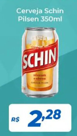 Atakarejo Cerveja Schin Pilsen 350ml oferta