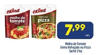 Arena Atacado Molho de Tomate Ekma Refogado ou Pizza Sache 2kg oferta