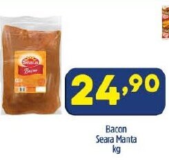 Arena Atacado Bacon Seara Manta 1kg oferta