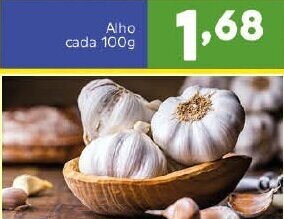 Arena Atacado Alho cada 100g oferta