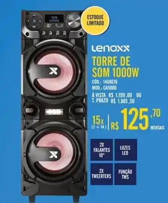 LENOXX TORRE DE SOM 1000W