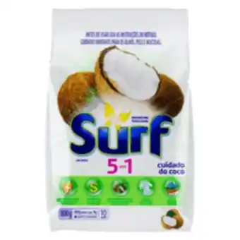 Trimais Supermercado Lava-roupas pó cuidado do coco surf pacote 800g oferta
