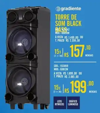 Zema gradiente TORRE DE SOM BLACK BASS oferta