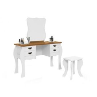 Penteadeira patrimar duda com banco 146x125x45cm