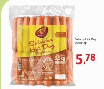 Supermercados ABC Salsicha hot dog avivar kg oferta