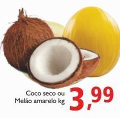 Supermercados ABC Coco seco ou melão amarelo kg oferta
